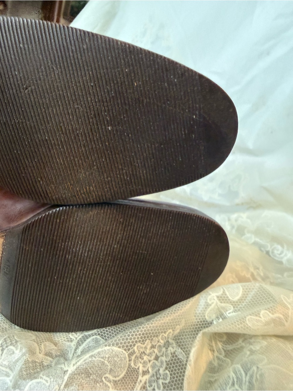 Vint Rare Ferragamo 7.5 Knee High Leather Riding Boots VINTAGE Saks 5th Collab - Picture 14 of 14